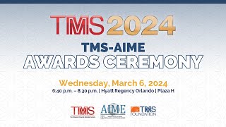 TMS AIME 2024 Awards Ceremony [upl. by Vorster947]