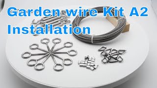 How to install Garden Wire Kits A2  Tootact installation tutorial [upl. by Viv]