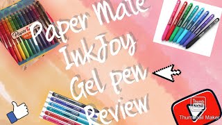 Paper Mate inkjoy gel pen review [upl. by Ayvid]