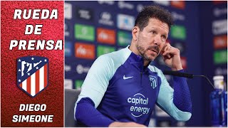 ATLÉTICO DE MADRID Simeone quotQueremos recuperar al Memphis Depay del Lyonquot  Rueda de prensa [upl. by Sedlik]