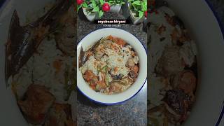 Veg biryani recipe l veg pulao l soybean biryani vegbiryani food recipe yt ytshortsviralshort [upl. by Ahsein]