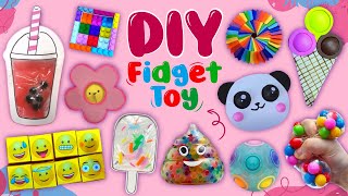 15 DIY Super Fidget Toys  Pop It and Stress Relief Toys  Viral TikTok Videos fidget diy popit [upl. by Vullo]