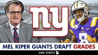 Mel Kiper’s 2024 NFL Draft Grades For New York Giants [upl. by Arrim]