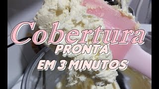 Cobertura de Bolo de 3 minutos [upl. by Brentt]