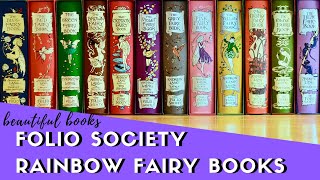 Folio Society Andrew Lang Complete Rainbow Fairy Book Collection  Beautiful Fairy Tales [upl. by Nonek249]