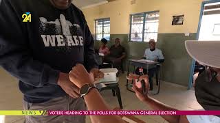 Voters Heading To The Polls For Botswana General Election [upl. by Aggi]