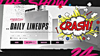 Daily Lineups makes MLB the Show 24 Crash [upl. by Liahcim]