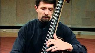 Bach Cello Suite No 1 V Minuet  Jeff Bradetich double bass [upl. by Joelle]