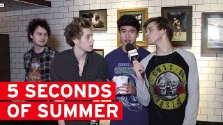 5 Seconds of Summer answer fans questions with ping pong [upl. by Stefan691]