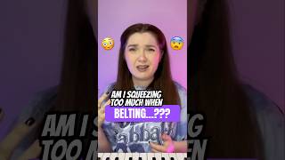 These are the signs of WRONG belting technique ❌ belting vocalcoach [upl. by Ydnic]