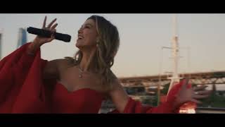 Delta Goodrem  Waltzing Matilda on board of Cunards Queen Elizabeth [upl. by Noira]