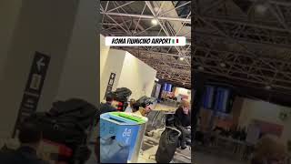 Roma Fiumicino 🇮🇹 italy airport fiumicino roma italia shortsfeed bangladesh marufvaivlogs [upl. by Baecher]