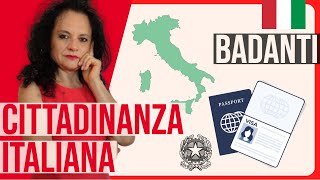 BADANTI ECCO COME OTTENERE LA CITTADINANZA ITALIANA [upl. by Knowlton]