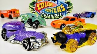 Hot Wheels Stunt N Dunk PLAY DOH Surprise Eggs Color Shifters Toys by Disney Cars Toy Club [upl. by Eleda]