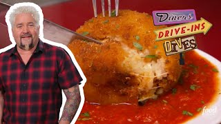 Guy Hits Up an OldSchool Italian Market in Baltimore  Diners DriveIns and Dives  Food Network [upl. by Coucher]