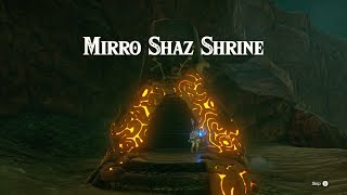 Zelda BOTW  51120 Mirro Shaz Shrine Central Tower Region [upl. by Rossuck]