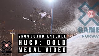 GOLDEN KNUCKLE VIDEO Snowboard Knuckle Huck  X Games Norway 2020 [upl. by Giulio]