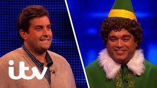 James Arg Argents £1000 Face Off With the Sinnerman  The Chase Celebrity Christmas Special [upl. by Kirtley]