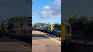 Class 377s pass Plumpton [upl. by Nitsej]