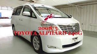 2008 5 TOYOTA ALPHARD 240G 284670 [upl. by Suitangi298]