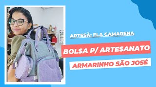 Bolsa de artesanato Exclusivo Armarinho São José [upl. by Wehttam758]