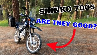 Shinko 700 Dual Sport Tires First Impressions  Yamaha XT250 [upl. by York598]