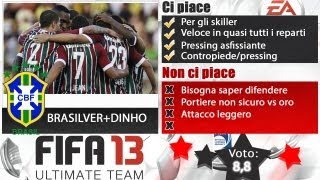 Fifa 13 Ultimate Team  Squadre Divertenti 3  Brasiliani Argento  Ronaldinho [upl. by Jeanelle]