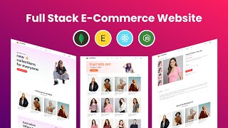 How To Create Full Stack ECommerce Website Using React JS MongoDB Express amp Node JS 2024 [upl. by Abehsat]