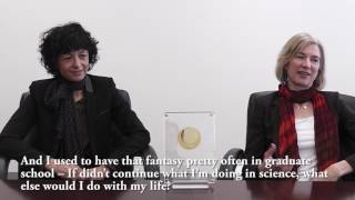 Q17 QampA with 2017 Japan Prize Laureates Emmanuelle Charpentier amp Jennifer Doudna [upl. by Rockey]