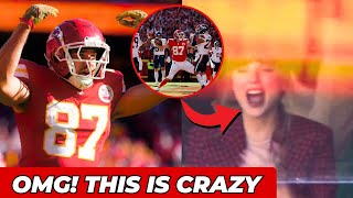 Taylor Swift’s EPIC REACTION to Travis Kelce’s RecordBreaking Touchdown [upl. by Elpmid]