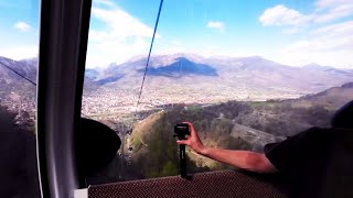 Wir fahren Gondelseilbahn in AostaPila 🇮🇹 [upl. by Annirac]