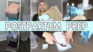 POSTPARTUM PREP  RECOVERY KIT amp DIY PADSICLES [upl. by Aiekan]