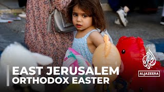 Preparing for Orthodox Easter Palestinian celebrations overshadowed by war [upl. by Artap449]