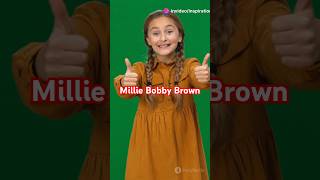 Millie Bobby Brown milliebobbybrown actress hollywood shorts [upl. by Lucienne]