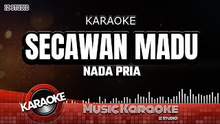 KARAOKE SECAWAN MADU  NADA PRIA [upl. by Eisler]