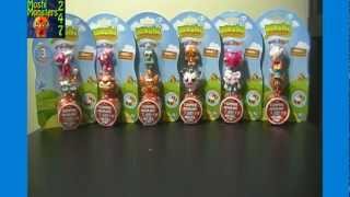 Opening 6 Moshi Monsters Moshlings Series 1 US Figure 3Packs GREAT PULLS [upl. by Yrebmik]