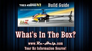 Align 450 Pro V2 3GX Build Guide Part 1 Whats In The Box [upl. by Fernas]