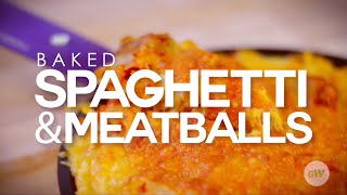 Air Fryer Spaghetti and Meatballs [upl. by Ainav944]