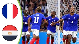 France U23 vs Egypt U23  Extended Highlights amp All Goals 2024 HD [upl. by Ellevehs]