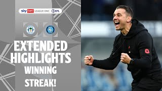 WINNING STREAK  Wigan Athletic v Wycombe Wanderers extended highlights [upl. by Basir822]