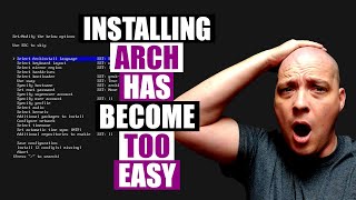 Arch Linux One Of The Easiest Distros To Install [upl. by Bee]