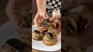 ISSO AQUI É O COOKIE AMERICANO PERFEITO 😋 receitas sobremesa receitafacil doces [upl. by Artamas932]