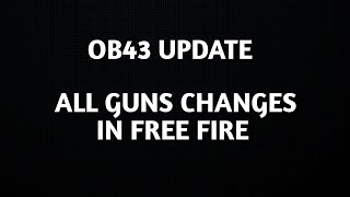 OB43 ALL NEW CHANGES😱MEGA UPDATE BIG CHANGES🤩FREE FIRE NEW UPDATE [upl. by Batha]