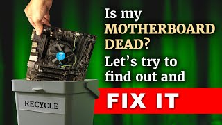 Troubleshooting a Motherboard with No Post or Display [upl. by Attirb271]