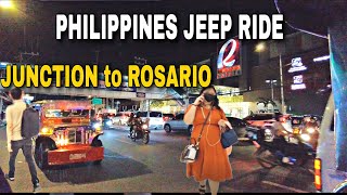 Philippines Jeep Ride from Junction Cainta to Rosario Pasig [upl. by Belding195]