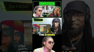 Vybz Kartels Sociopath shorts reaction  lyrical genius exposed [upl. by Rednasela880]