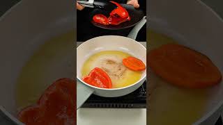 Super delicious grilled pork rolls with bell pepper cheeseshortvideo cooking eating food  minhi [upl. by Fried]