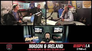 Mason amp Ireland Were reacting to Lakers Media Day Lakers Rams and Dodgers talk on ESPN LA [upl. by Hedi358]