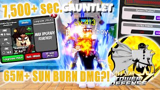 75k SEC  Gauntlet Event Feat 7Star Tanjiro G Farming  Solo Gameplay  All Star Tower Defense [upl. by Erny]