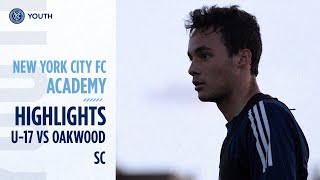 BOYS ACADEMY HIGHLIGHTS  NYCFC U17s vs Oakwood SC  June 14 2021 [upl. by Ahsar]